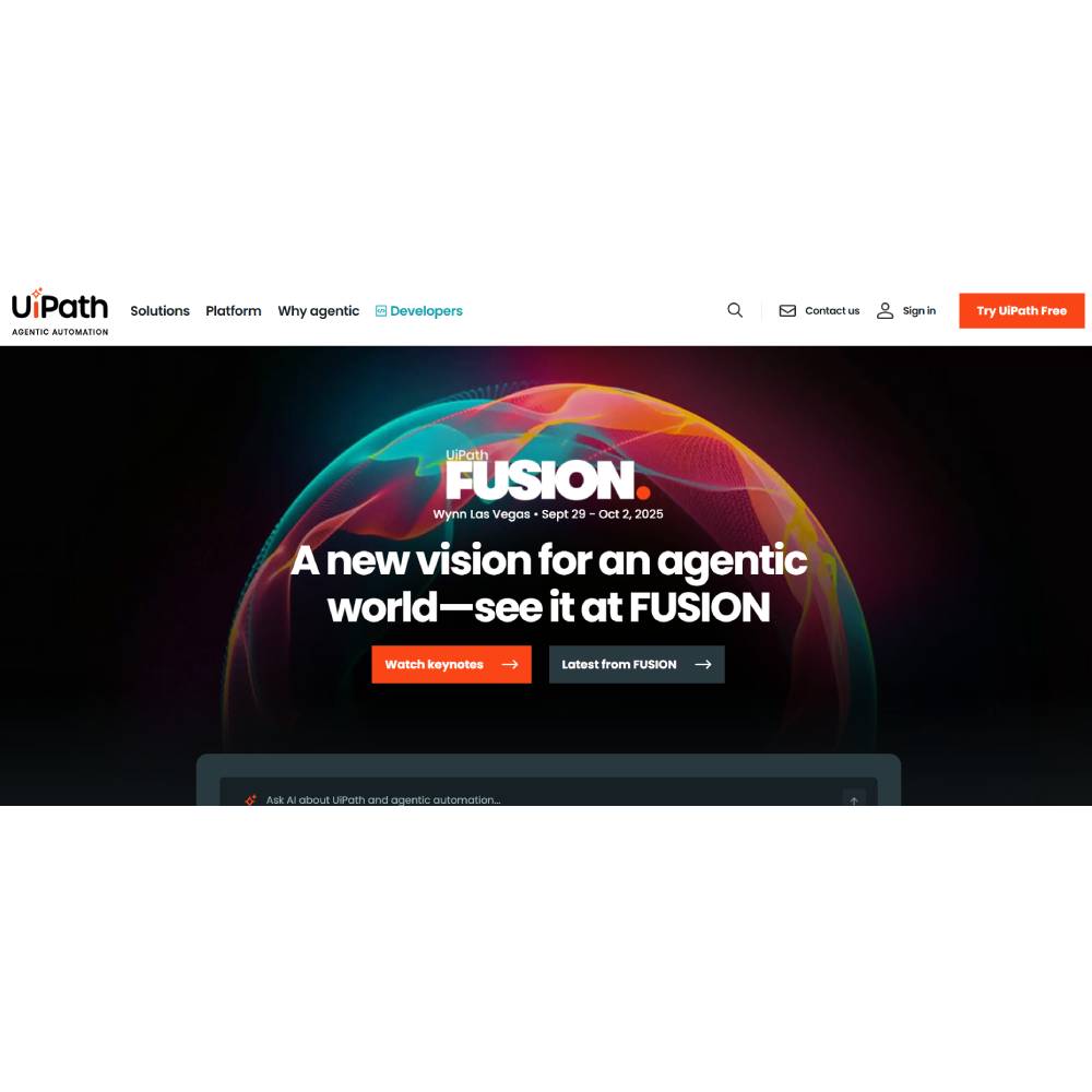 UiPath – AI Computer Vision & RPA