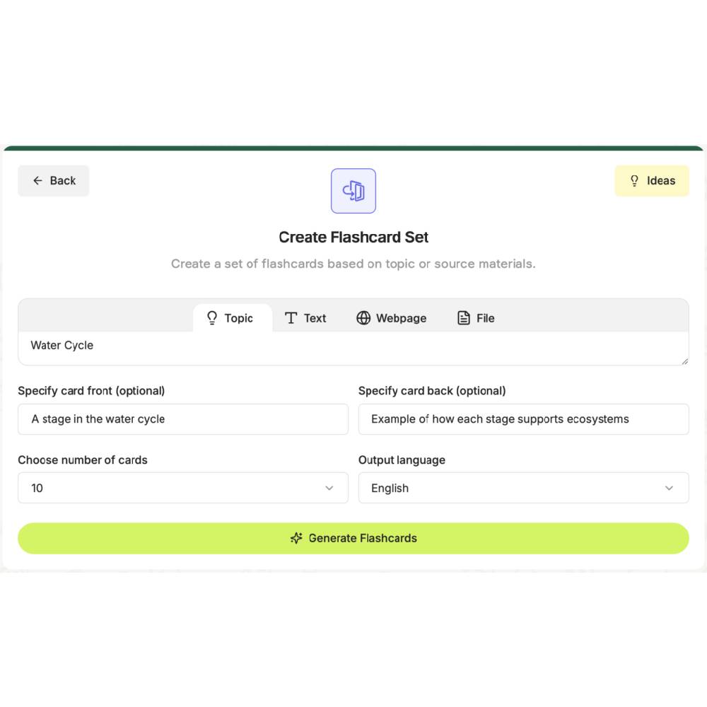 Edcafe – AI-Powered Educational Content Generator