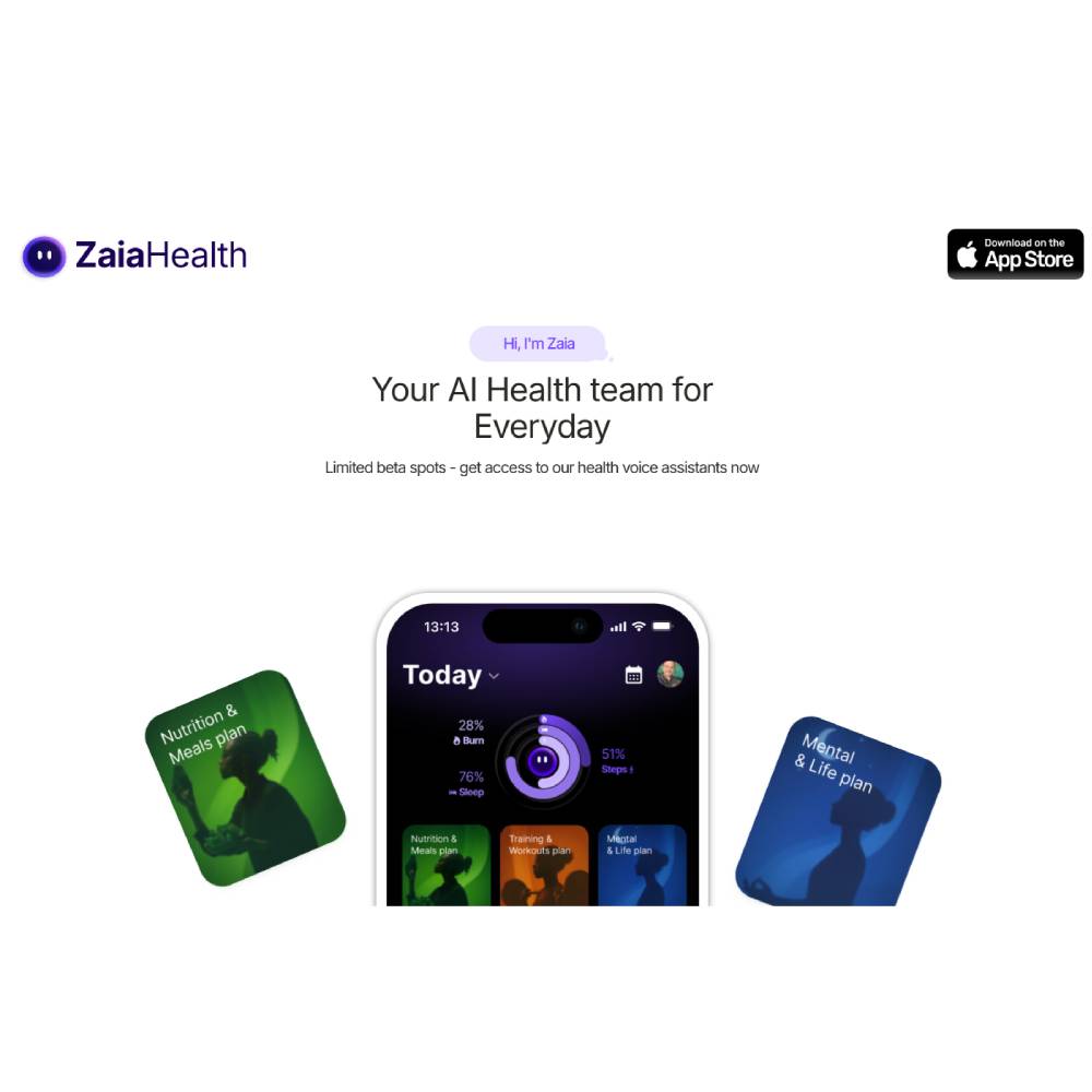 Zaia Health AI — Your AI Voice Health Companion