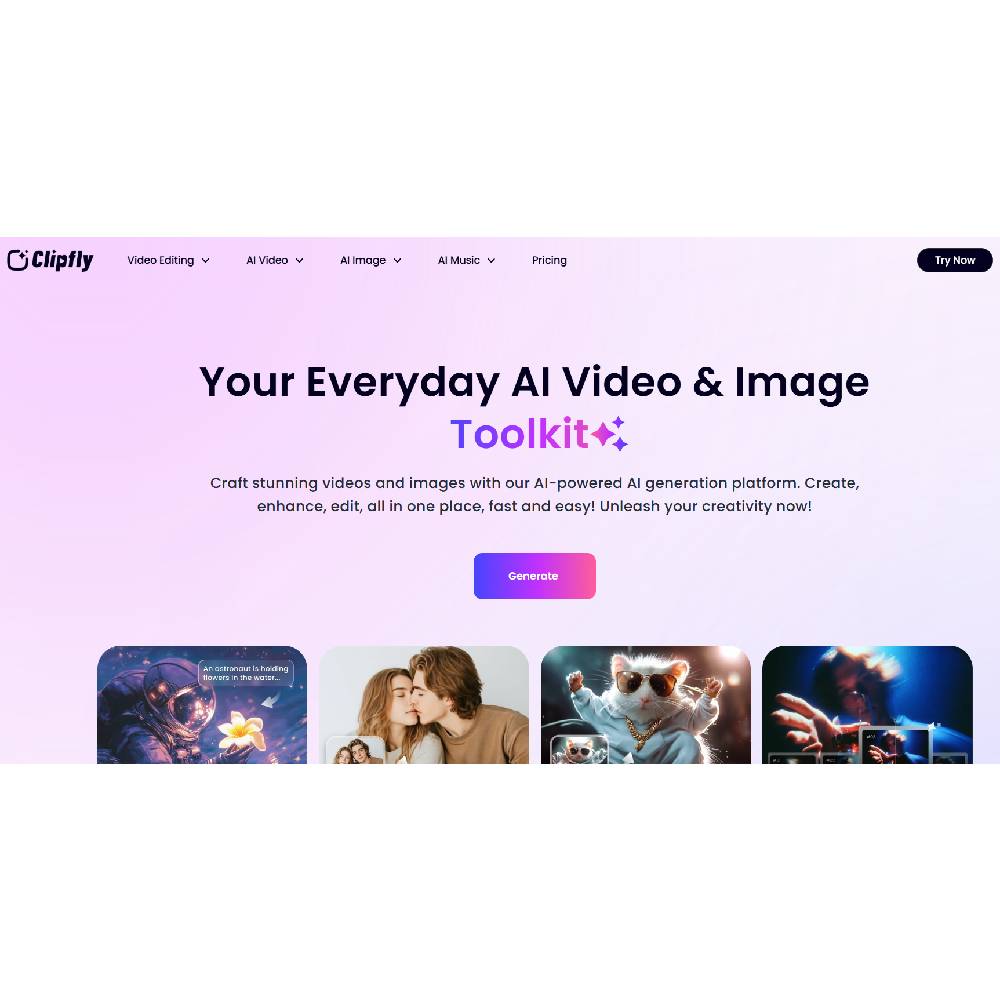 Clipfly – AI Video & Image Toolkit