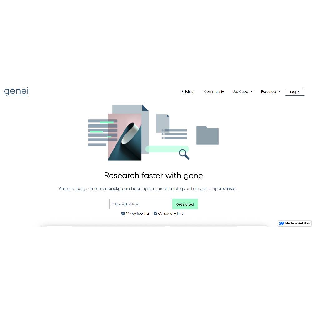 Genei – AI-Powered Research & Summarization Tool