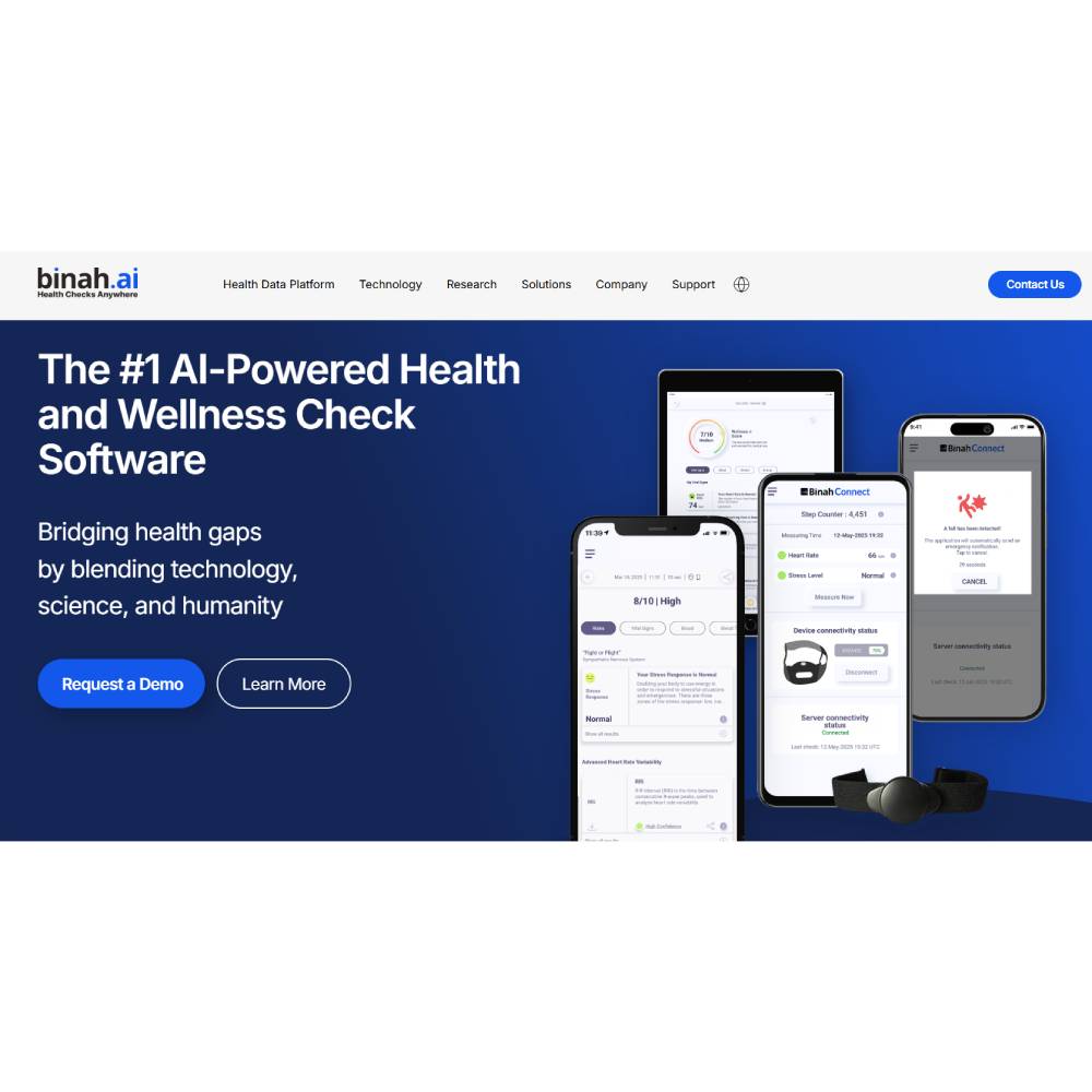 Binah.ai – AI-Powered Health Monitoring & Wellness Analytics Platform
