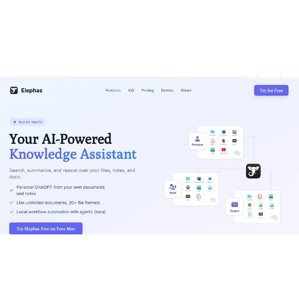 Elephas – AI Writing & Productivity