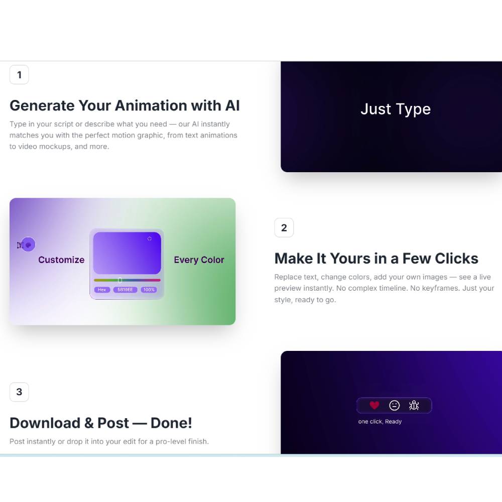 AutoAE – AI-Powered Viral Motion Graphic Creator