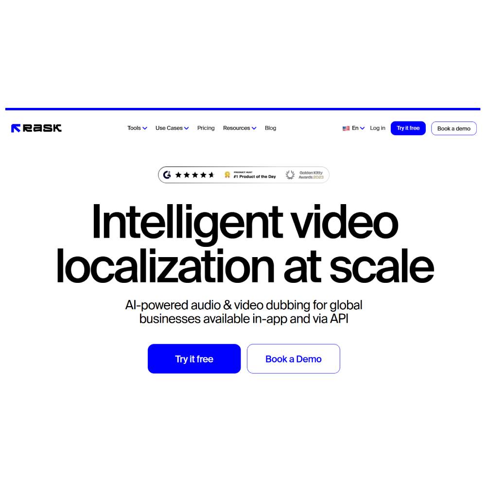 Rask AI – Global Video & Audio Localization Platform