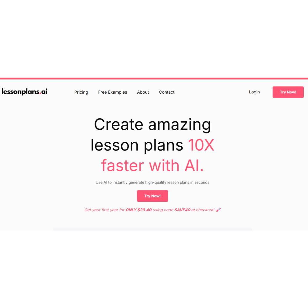 LessonPlans AI – AI-Powered Lesson Plan Generator