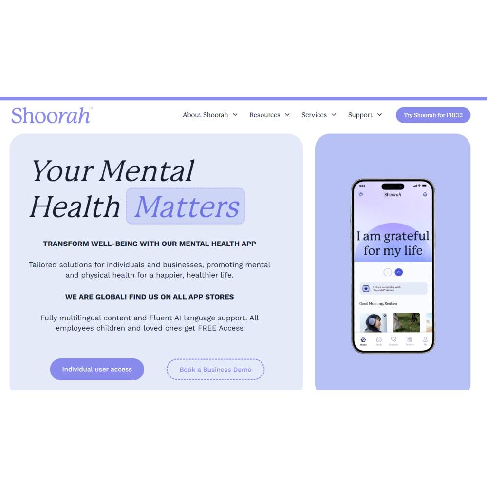 Shoorah — On-Demand Mental Health Chat