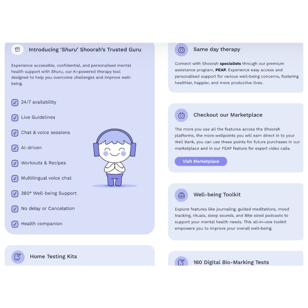 Shoorah — On-Demand Mental Health Chat