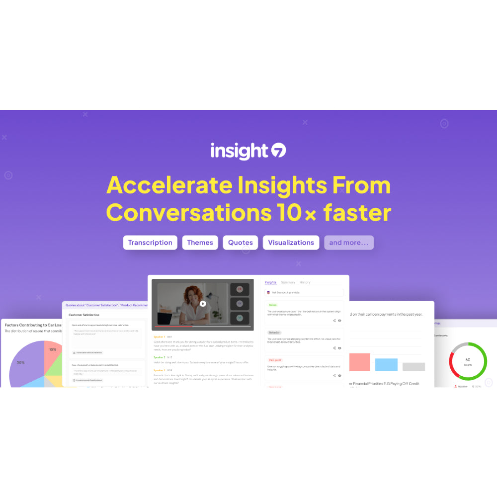 Insight7 – AI-Powered Qualitative Data & Customer Insight Platform