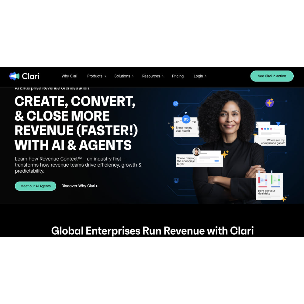 Clari – AI-Powered Revenue Intelligence & Orchestration
