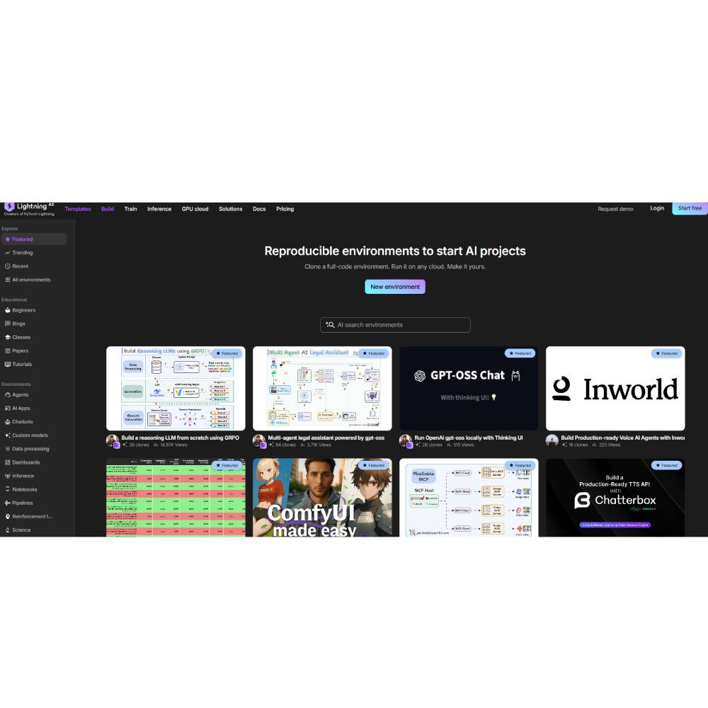 Lightning AI – AI App Framework / MLOps