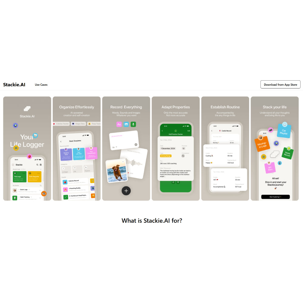 Stackie AI – Personal Life-Logging & AI Journaling