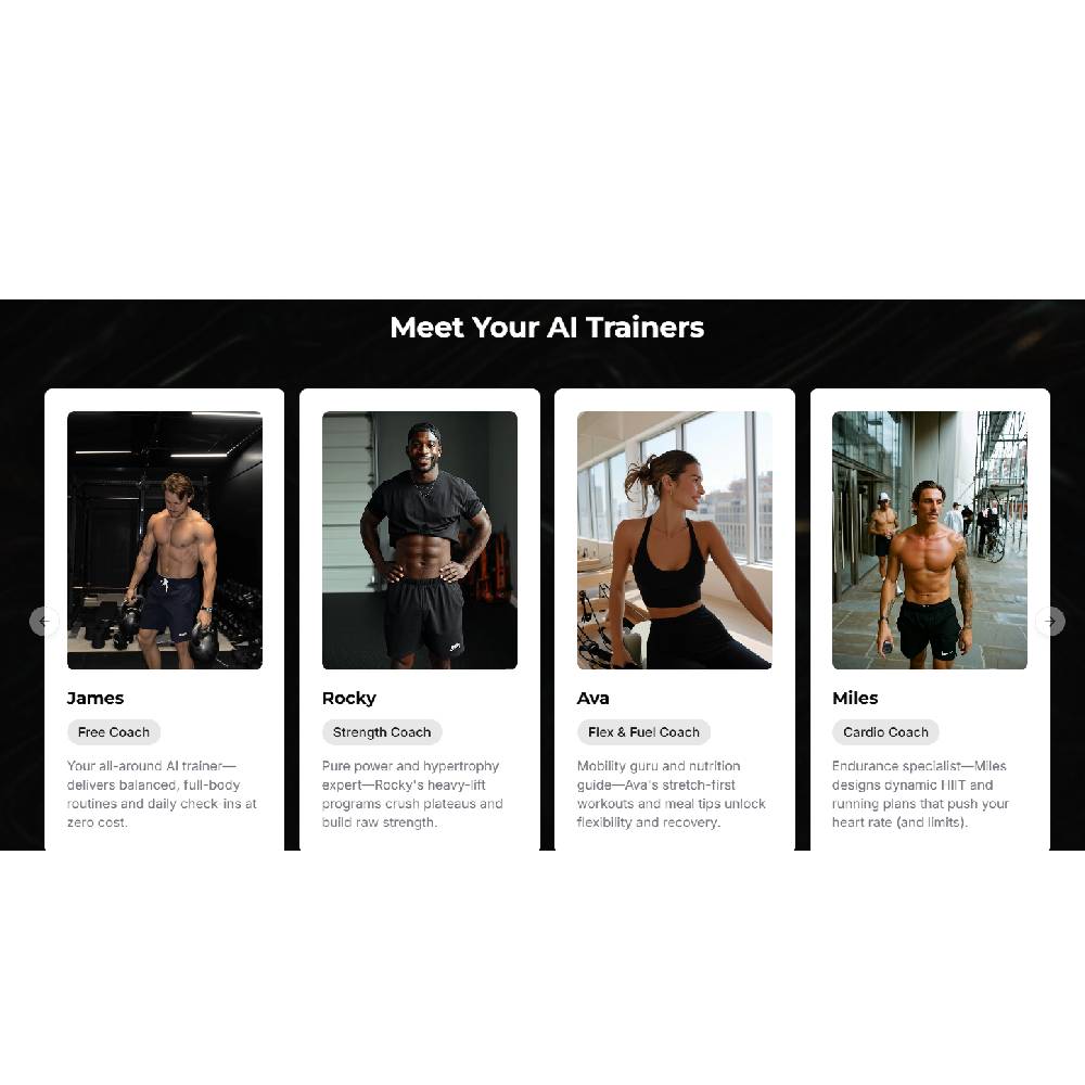 Forme AI – AI-Powered Personalized Fitness Training Platform