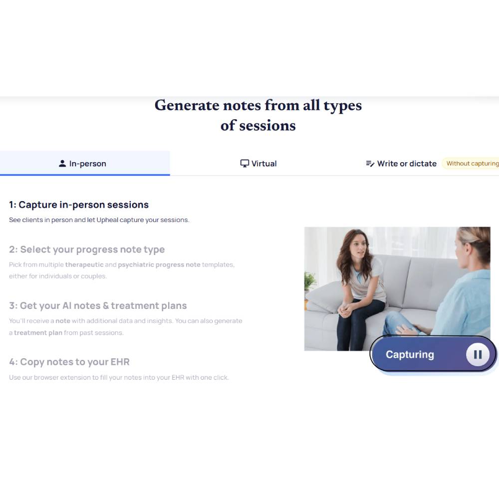Upheal — AI Progress Notes for Mental Health