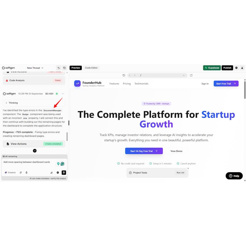 Softgen.ai – AI Website Builder for Smart Businesses