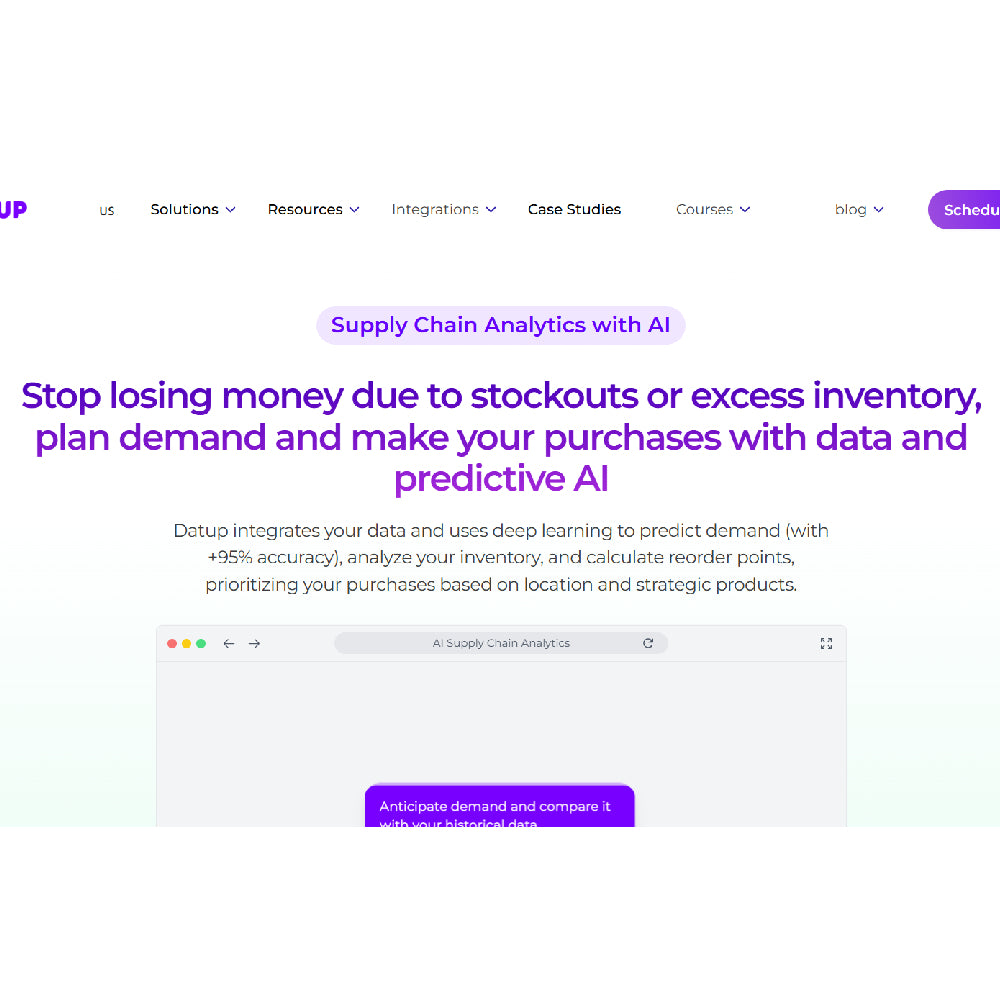 Datup – AI-Powered Inventory & Demand Planning