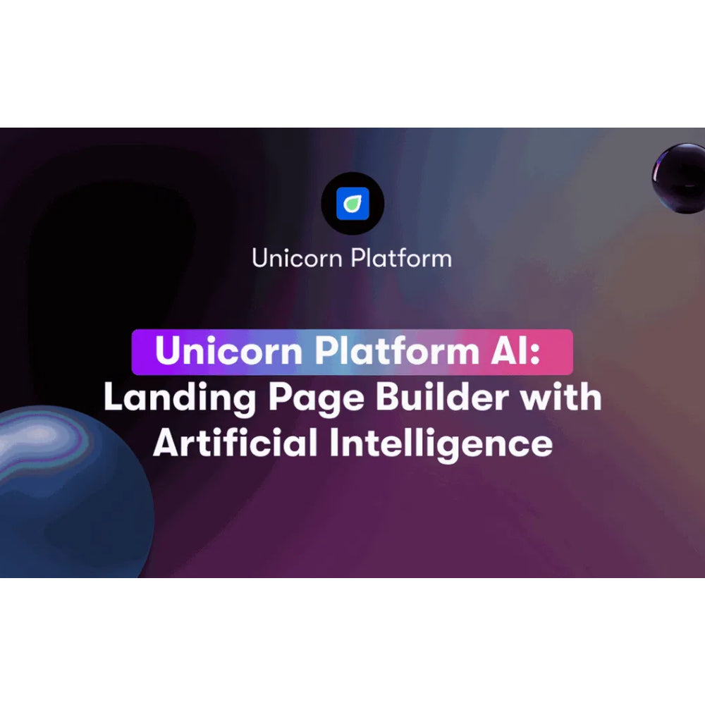 Unicorn Platform – AI Startup Website Builder & Landing Pages