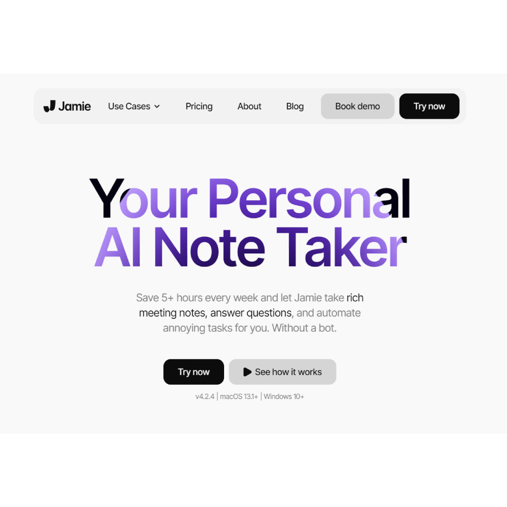 Jamie AI – AI-Powered Meeting Assistant & Productivity Tool