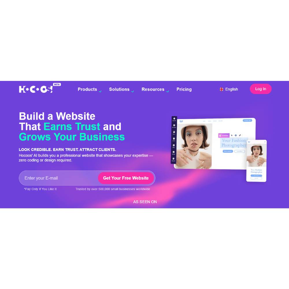 Hocoos AI Website Builder – Create Stunning Business Websites Instantly