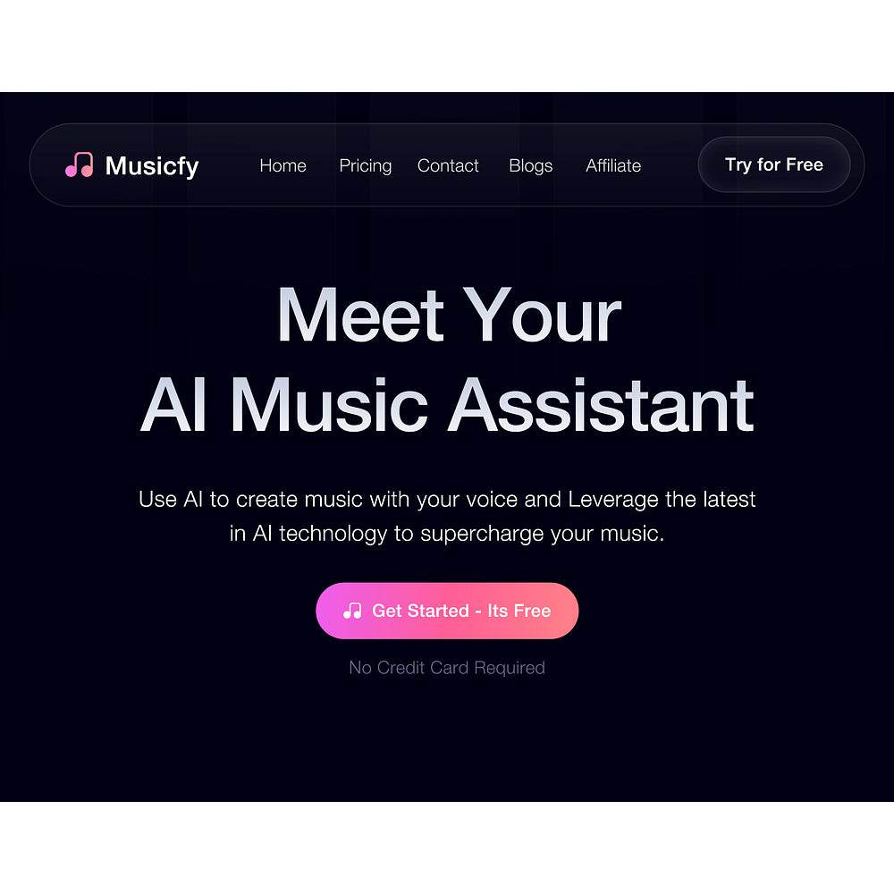 Musicfy – AI-Powered Music Creation & Voice Cloning Platform