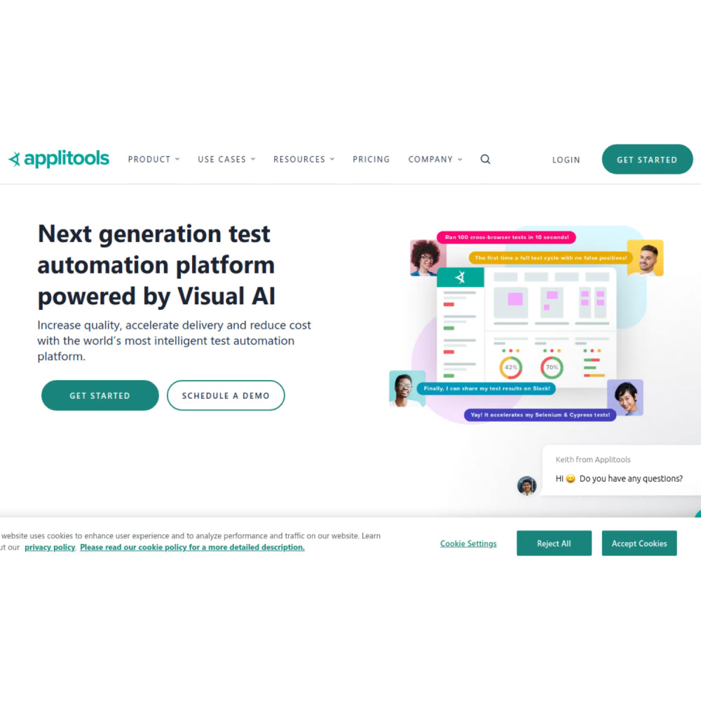 Applitools – AI-Powered Visual Testing & Monitoring
