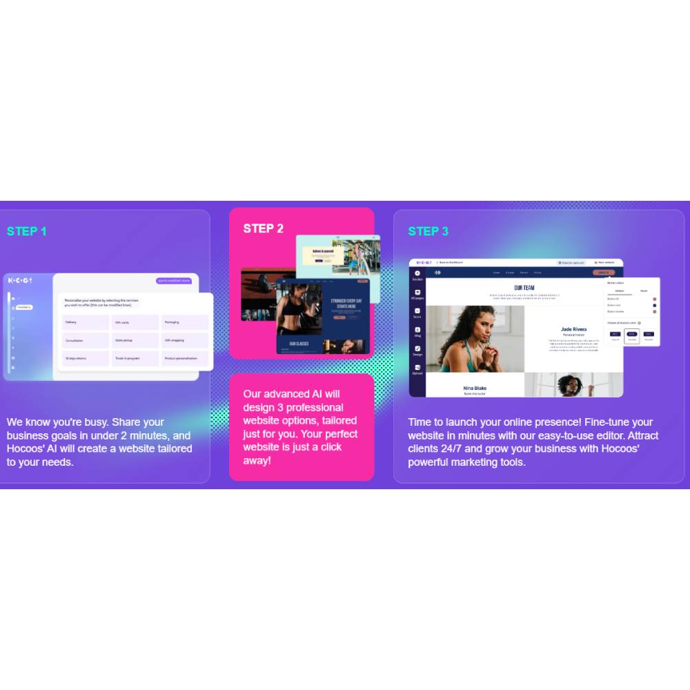Hocoos AI Website Builder – Create Stunning Business Websites Instantly