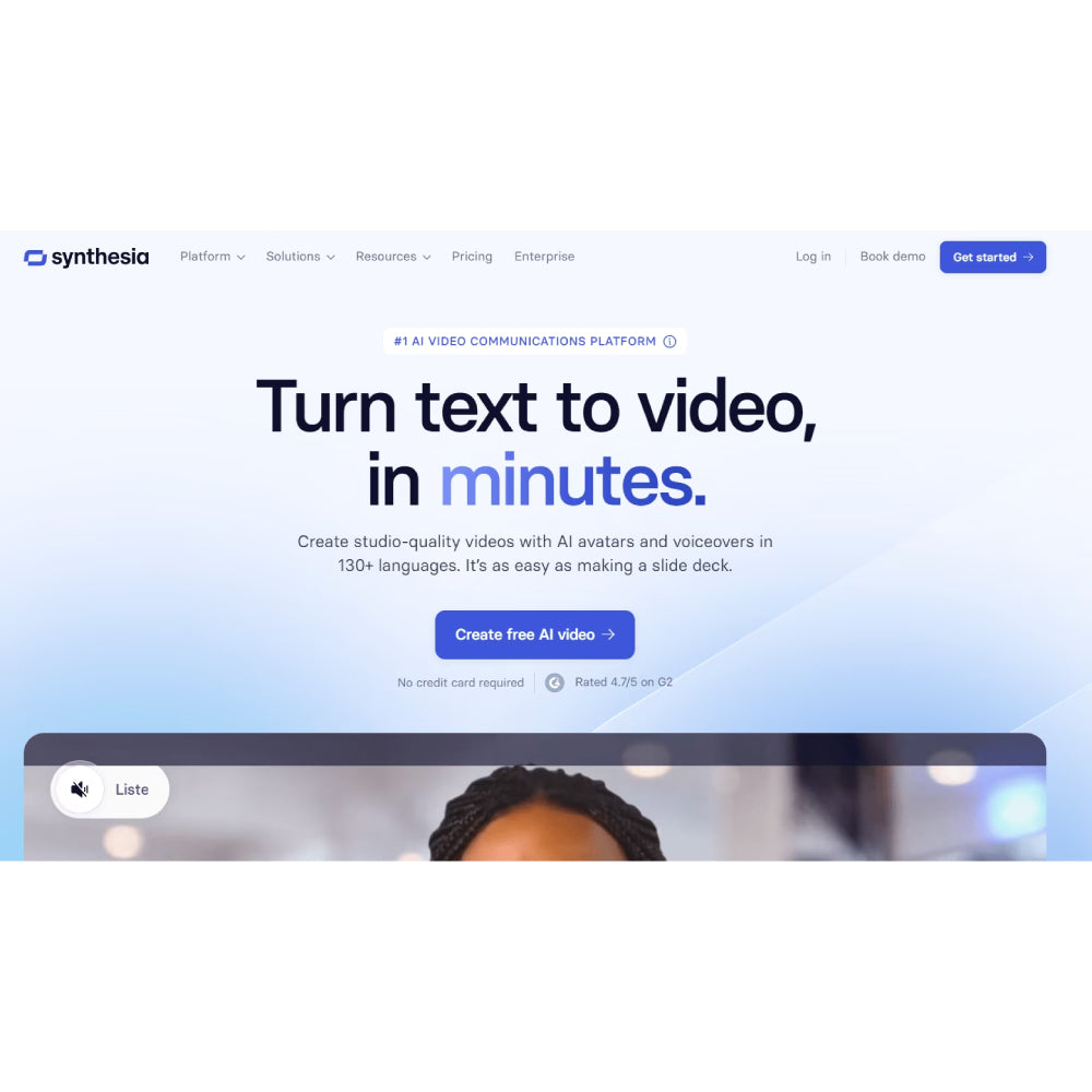 Synthesia – AI-Powered Video Generation Platform