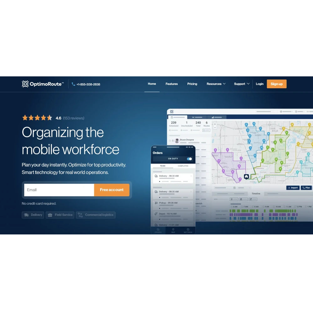 OptimoRoute – AI-Powered Route Optimization & Delivery Management