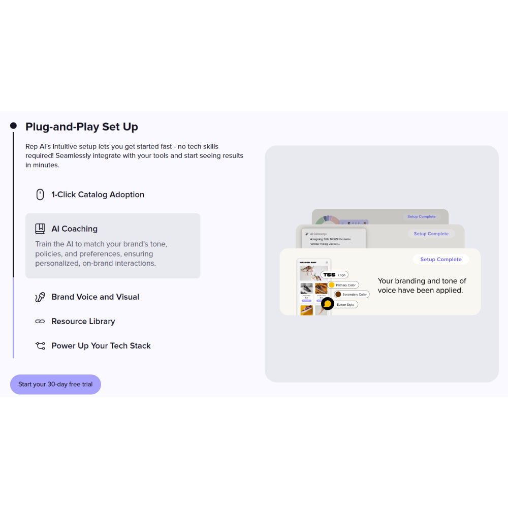Rep AI — AI eCommerce Sales and Support Concierge