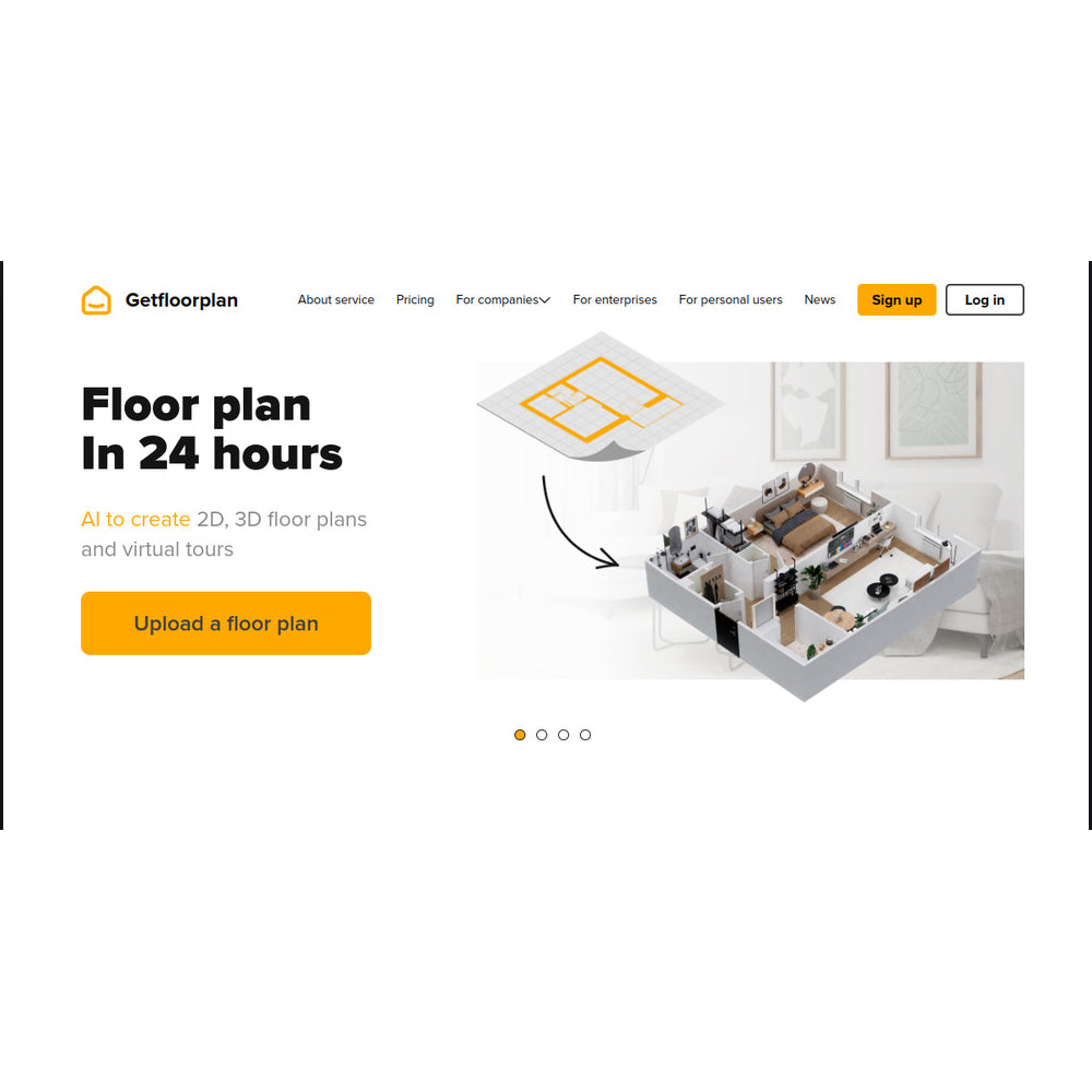 Getfloorplan – AI-Powered 2D, 3D Floor Plans & Virtual Tours