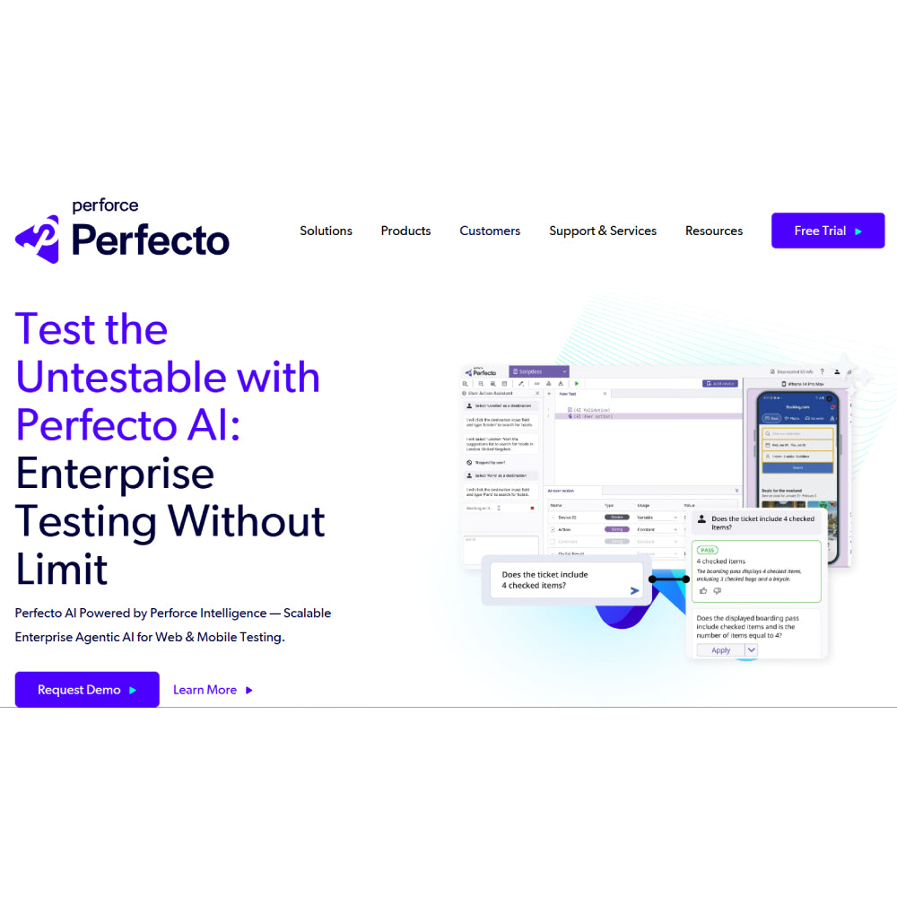 Perfecto – AI-Powered Scenario Simulation & Workflow Testing Platform