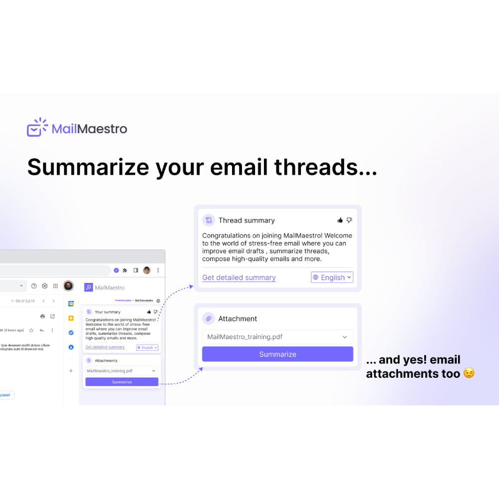 MailMaestro AI – Automate Email Drafting, Summarization & Management