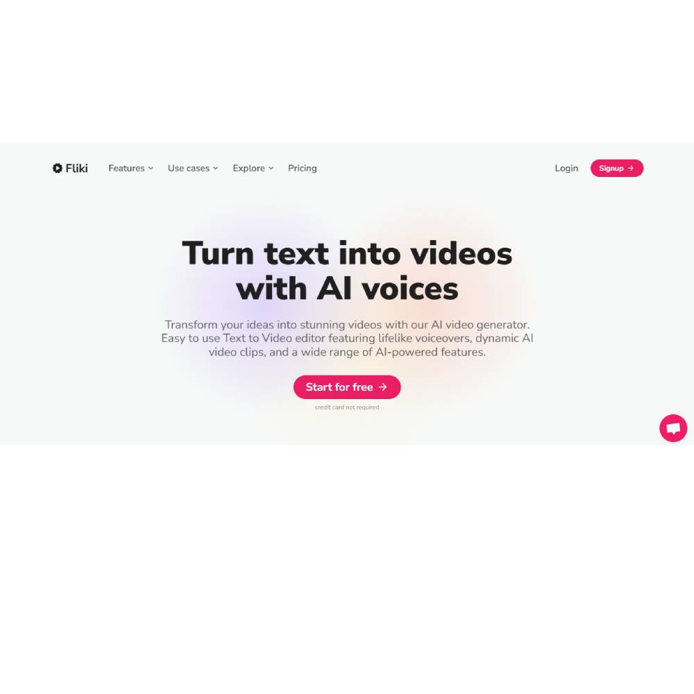 Fliki – AI Video & Voice Generator for Social Media, Marketing & Tutorials
