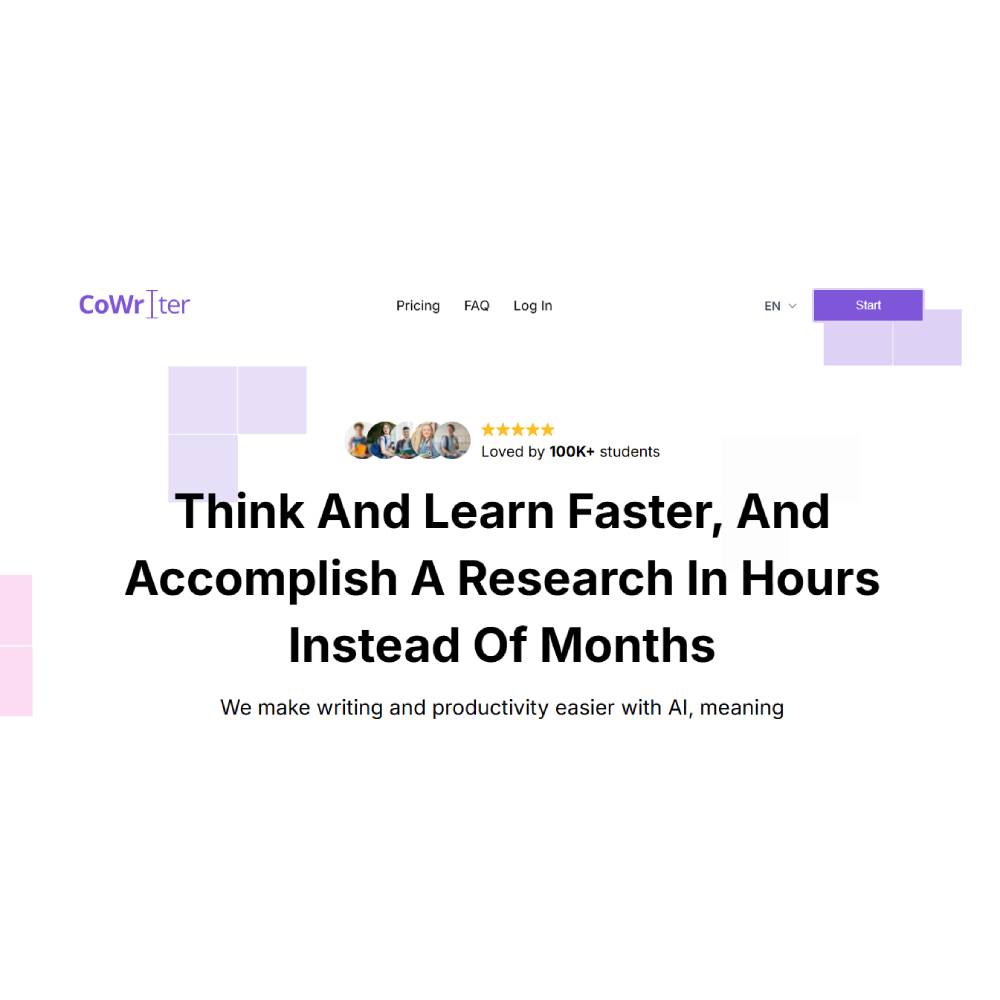 Cowriter.ai – Collaborative AI Writing Partner for Professionals