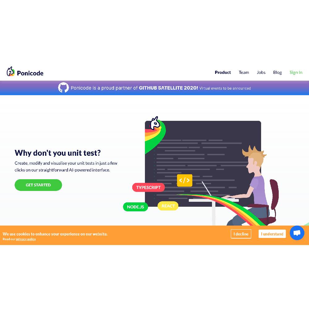 Ponicode – AI-Powered Unit Testing & Code Quality Tool