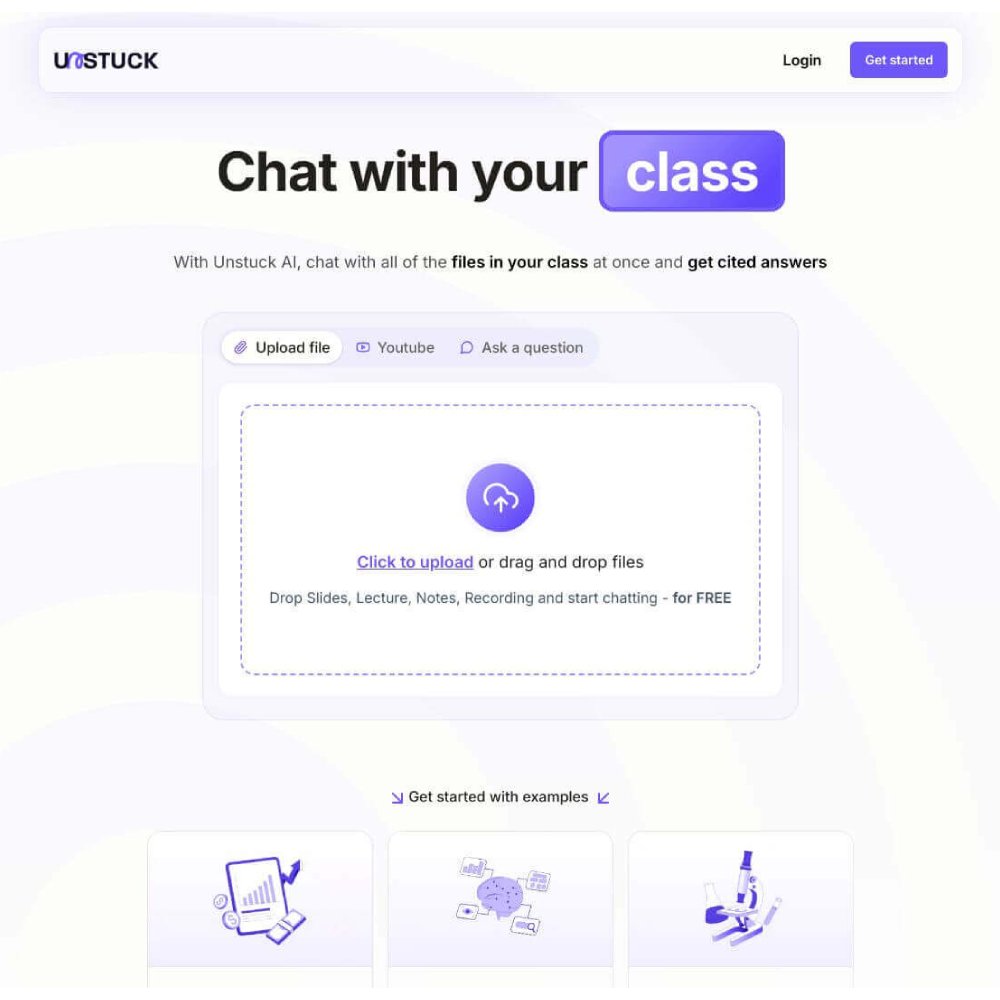 Unstuck AI — Smart Study Assistant and Course Material Companion