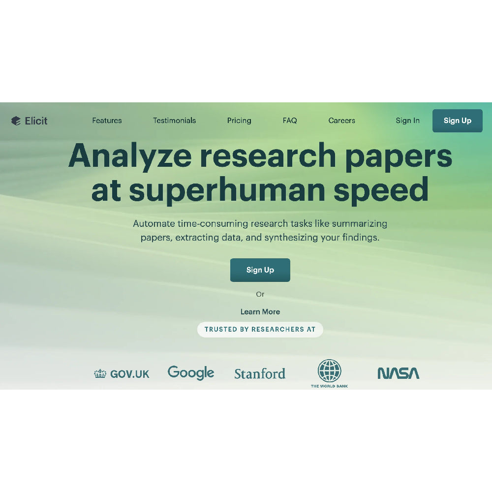 Elicit AI – AI-Powered Research Assistant for Academics & Professionals