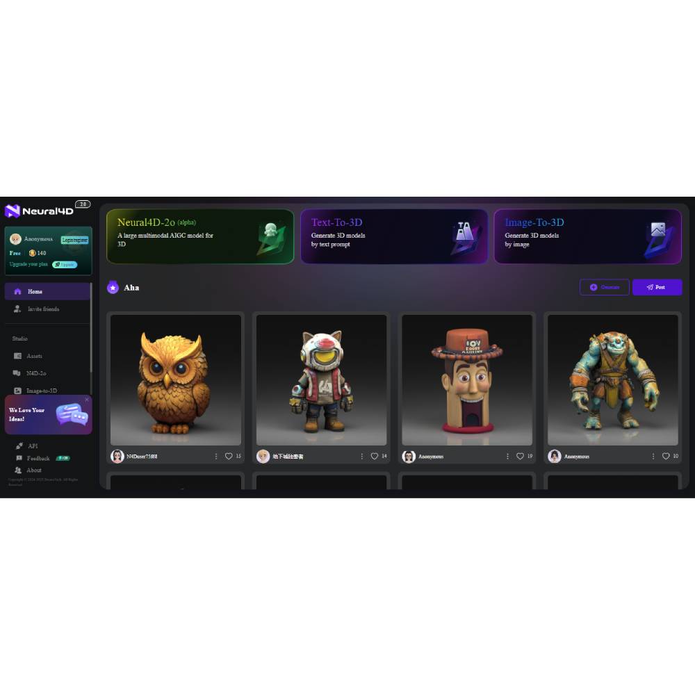 Neural4D – AI Volumetric Modeling and Temporal 3D Reconstruction Engine