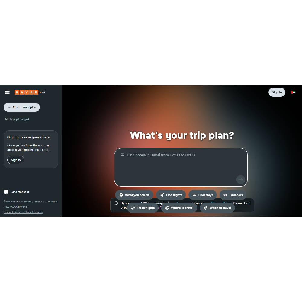KAYAK.ai – AI-Powered Conversational Travel Planning Assistant