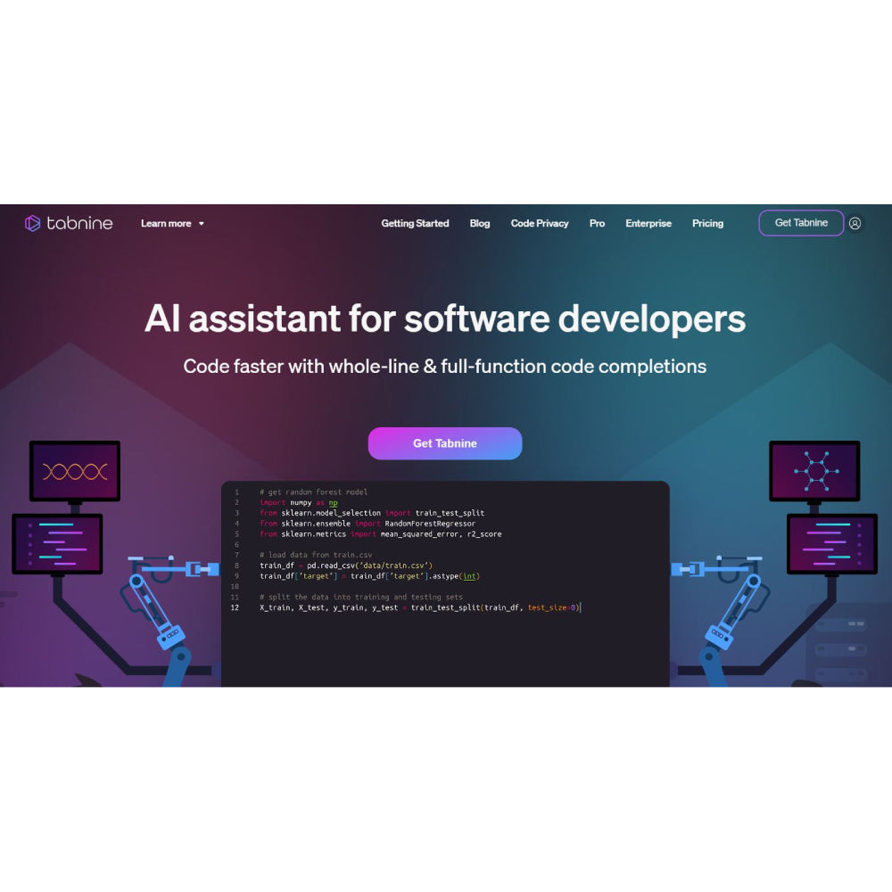 Tabnine – AI-Powered Code Completion, Test Generation & Debugging
