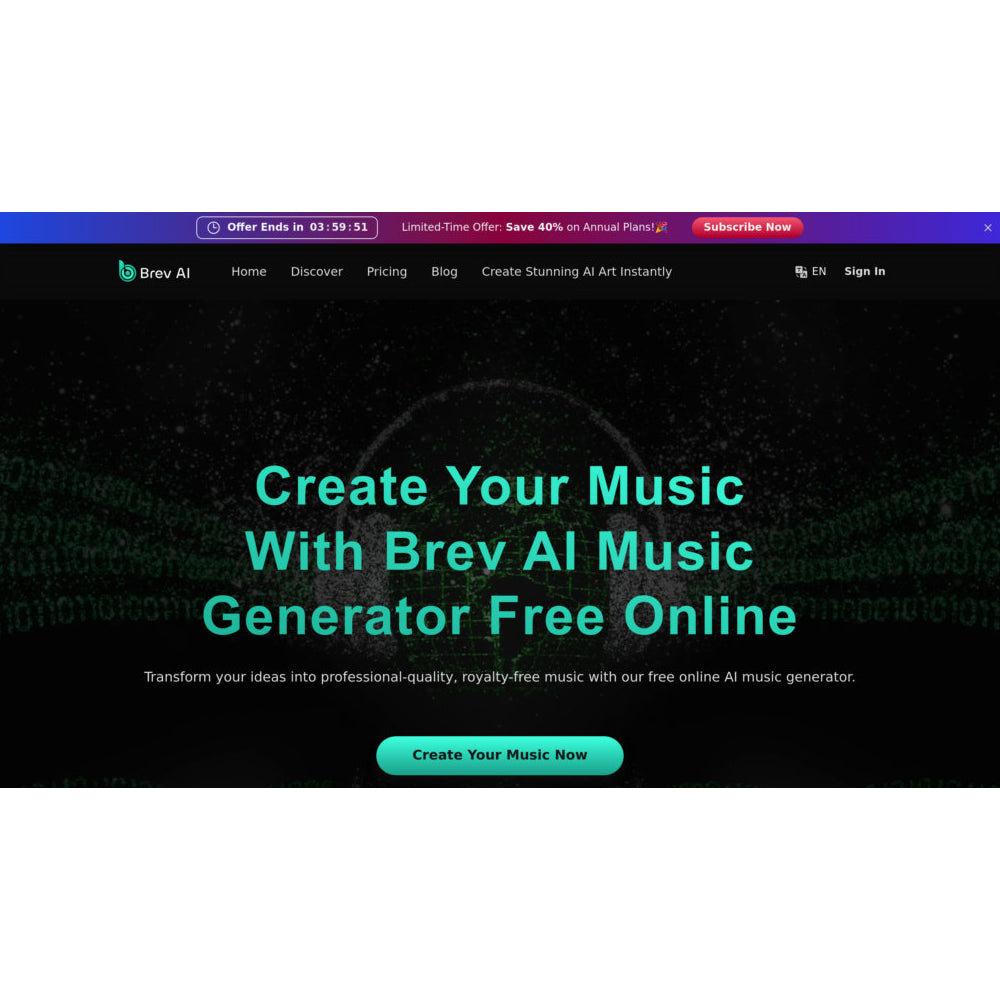 Brev AI – AI-Powered Music & Song Generator