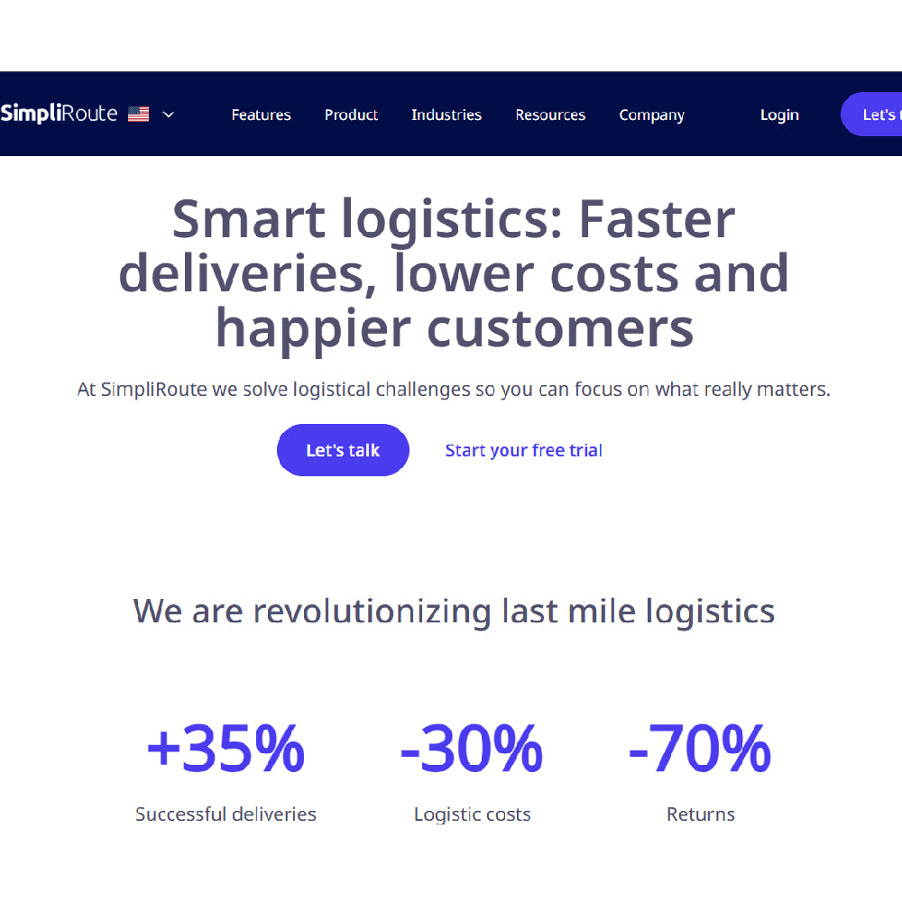 SimpliRoute – AI-Powered Route Optimization & Last-Mile Delivery Platform