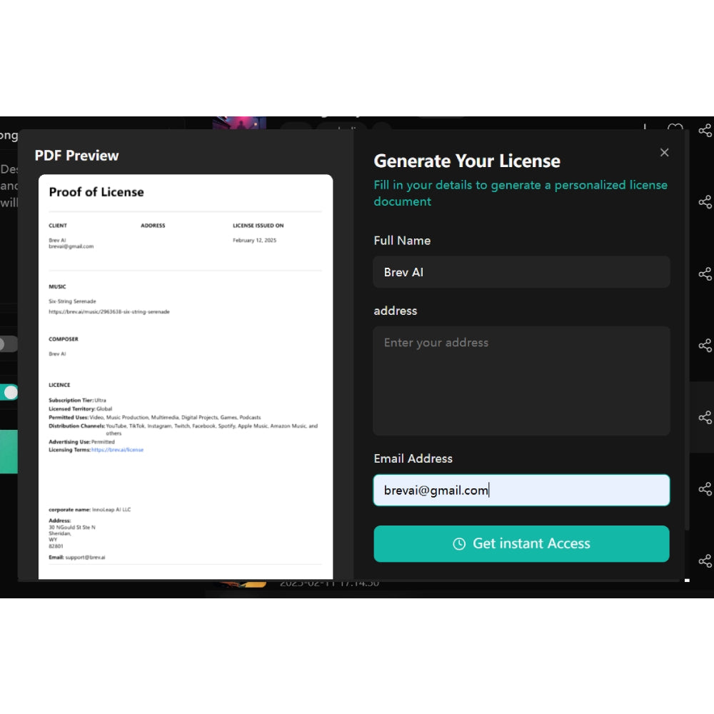 Brev AI – AI-Powered Music & Song Generator