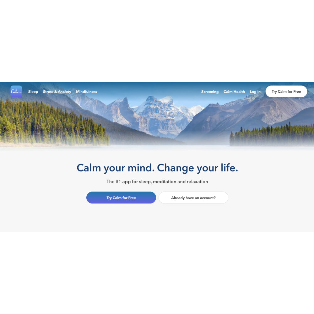 Calm – AI-Powered Meditation & Sleep Wellness App