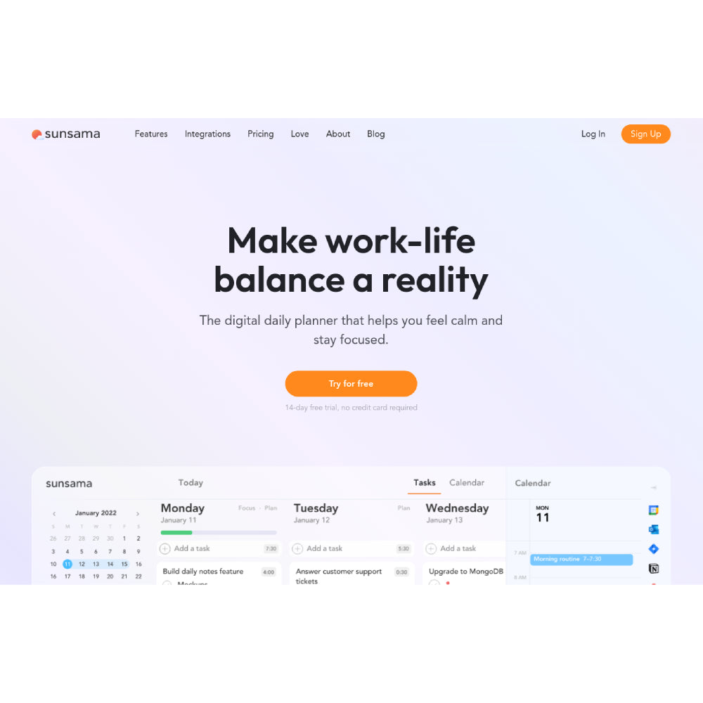 Sunsama AI – Plan, Prioritize & Execute Your Day Efficiently