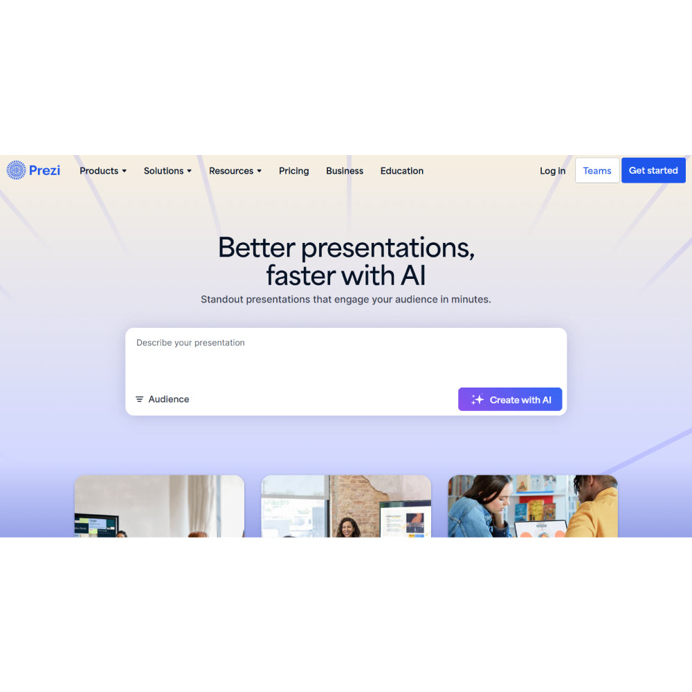 Prezi — Dynamic AI-Enhanced Presentation Platform