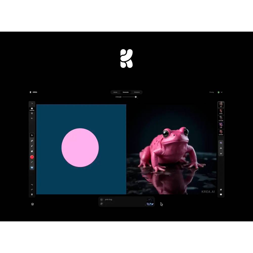 Krea AI – Real-Time Generative AI for Images & Custom Training