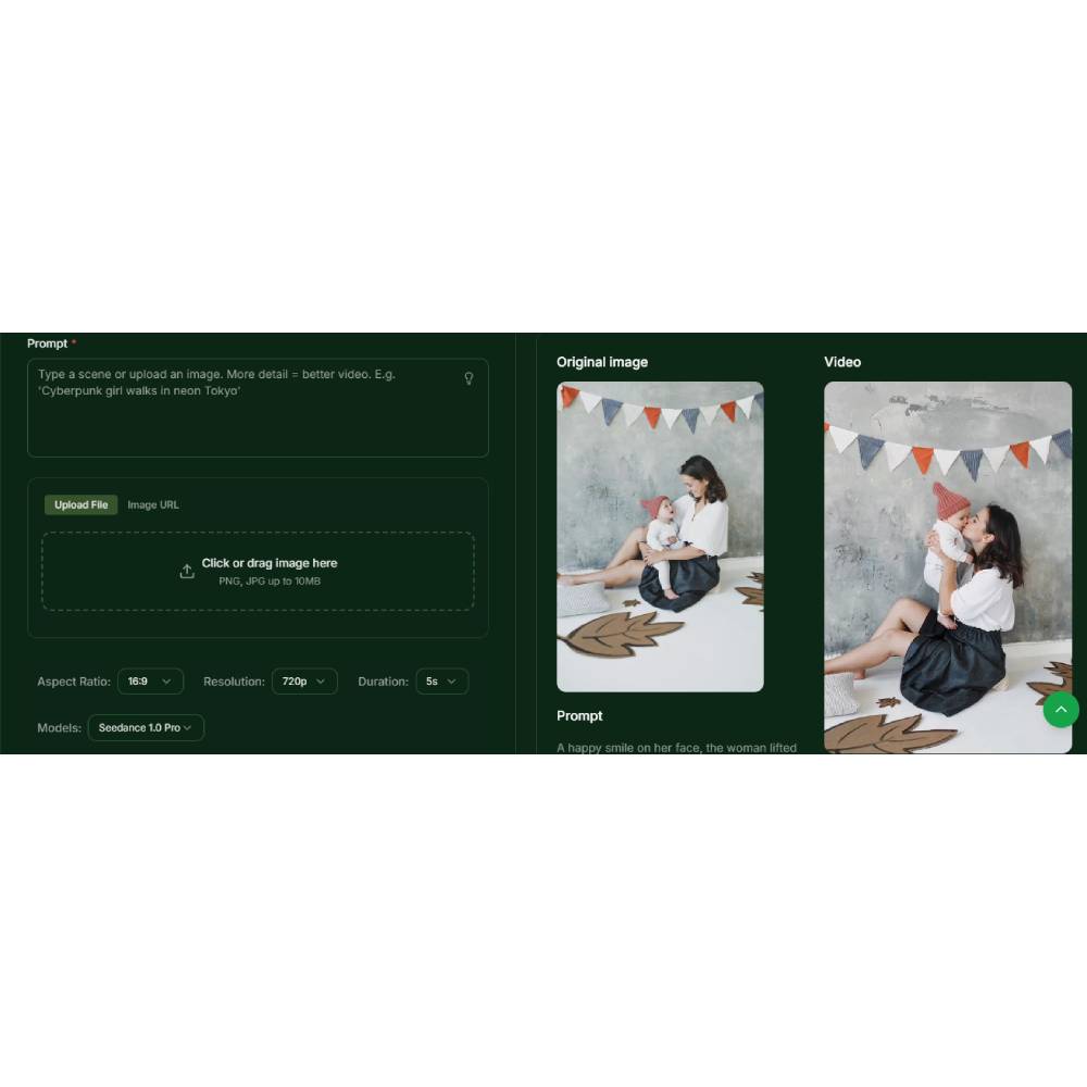 iMideo – AI Image-to-Video Creation Tool