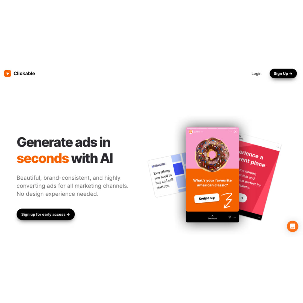 Clickable – AI-Powered Ad Creation Platform