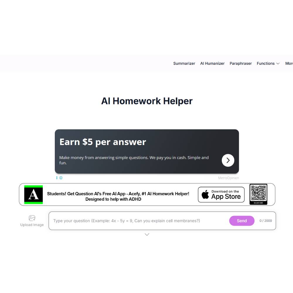 QuestionAI.io — AI Study Assistant and Problem Solver